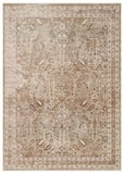 SOFIA SOF 01 CREAM GOLD Geleneksel El Dokuması Uşak Halı Desenlerine Sahip Vintage Eskitme Tarzı Salon Halısı Oturma Odası Halısı