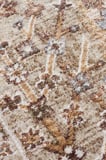 SOFIA SOF 01 CREAM GOLD Geleneksel El Dokuması Uşak Halı Desenlerine Sahip Vintage Eskitme Tarzı Salon Halısı Oturma Odası Halısı