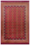 SATEEN AFGHAN SFG 01 RED Afgan Desenlerine Sahip Hav Vermeyen Özel İplerle Dokunan Yıkanabilir ve Özel Kaymaz Tabanlı Sık Dokuma Makine Halısı