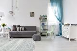 Eko Halı Arya Ar 01 Grey Yıkanabilir Çift Taraflı Modern Desenli Dokuma Kilim