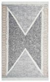Eko Halı Arya Ar 02 Grey Yıkanabilir Çift Taraflı Modern Desenli Dokuma Kilim