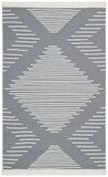 Eko Halı Arya Ar 15 Grey Yıkanabilir Çift Taraflı Modern Desenli Dokuma Kilim
