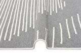 Eko Halı Arya Ar 15 Grey Yıkanabilir Çift Taraflı Modern Desenli Dokuma Kilim