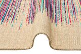 Eko Halı Brooklyn Brk 02 Natural Multy Jüt Görünümlü Kaymaz Tabanlı Dokuma Modern Kilim