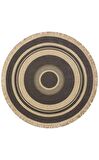 Eko Halı Brooklyn Brk 09 D.Grey Jüt Görünümlü Kaymaz Tabanlı Dokuma Modern Kilim