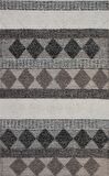 Eko Halı Jade Jd 01 Grey Naturel Kazak Örgü Desenli El Dokuma Örgü Halı