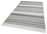 Eko Halı Jade Jd 05 Grey Naturel Kazak Örgü Desenli El Dokuma Örgü Halı