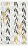 Eko Halı Arya Ar 19 Whıte Black Yıkanabilir Çift Taraflı Modern Desenli Dokuma Kilim