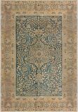 Çam Halı Gloria TD738 Mavi Klasik Desen Dokuma Saçaklı Kilim