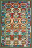 Çam Halı Gloria TD748 Multi Etnik Desen Dokuma Saçaklı Kilim