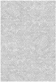 Çam Halı Gloria TD308 Gri Modern Desen Dokuma Saçaklı Kilim