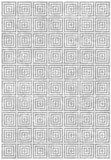 Çam Halı Gloria TD308 Gri Modern Desen Dokuma Saçaklı Kilim