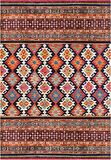 Çam Halı Gloria TD792 Multi Etnik Desen Dokuma Saçaklı Kilim