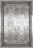 Çam Halı Gloria TD71704 Gri Art Deco Modern Desen Dokuma Saçaklı Kilim