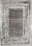 Çam Halı Gloria TD798 Antrasit Art Deco Modern Desen Dokuma Saçaklı Kilim