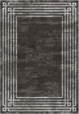 Çam Halı Gloria TD954 Siyah Art Deco Modern Desen Dokuma Saçaklı Kilim
