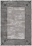 Çam Halı Gloria TD95402 Gri Art Deco Modern Desen Dokuma Saçaklı Kilim