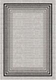 Çam Halı Gloria TD955 Gri Art Deco Modern Desen Dokuma Saçaklı Kilim