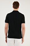 Erkek Slim Fit Serin Tutan Polo Yaka Düğmeli T-shirt -D7087