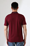 Erkek Polo Yaka Düz Renk Pamuklu Triko kısa kol T-shirt