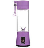 Portatif Taşınabilir El Blender 380 Ml Usb Şarjlı