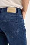 Erkek Regular Likralı Esnek Kot Pantolon Jean - %98 Pamuk %2 Lycra