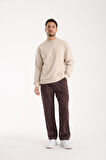 %100 Pamuk Relaxed Fit Bisiklet Yaka Sweatshirt - Günlük Kullanım İçin İdeal