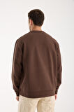 %100 Pamuk Relaxed Fit Bisiklet Yaka Sweatshirt - Günlük Kullanım İçin İdeal