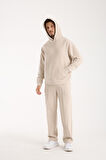 %100 Pamuk Premium Kalite Oversize Kapüşonlu Sweatshirt - Kanguru Cepli Hoodie