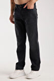 Erkek Regular Kesim Jean Pantolon %98 Pamuk %2 Elastan Koyu Denim Kot