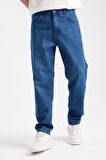 %100 Pamuk Erkek Boyfriend Jean