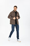 Oversize/Regular Fit Düğmeli %100 Pamuk Ceket - Kışlık Basic Model