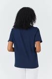 %100 Pamuklu Bisiklet Yaka Slim Fit Basic Kadın T-Shirt