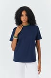 (3'Lü Paket) %100 Pamuklu Bisiklet Yaka Slim Fit Basic Kadın T-Shirt