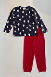 Kardanadam Desen Unisex Çocuk Pijama Takımı