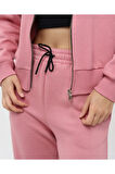 Kadın Tam Fermuarlı Crop Sweatshirt 5503p