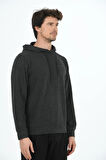 Erkek Supersoft Kapüşonlu Selanik Kumaş Sweatshirt 5236-H