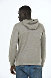 Erkek Supersoft Kapüşonlu Selanik Kumaş Sweatshirt 5236-H