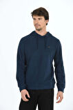 Erkek Supersoft Kapüşonlu Selanik Kumaş Sweatshirt 5236-H