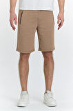 Erkek Polycotton Şort Haki 6044-H