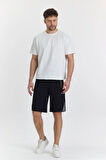 Erkek Polycotton Şort Gri 6048-G