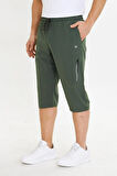Erkek StretchFit Kargo Cepli Esnek Kapri Bej 6035-B