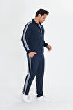 Erkek Pamuklu Eşofman Takımı Lacivert 201550-L