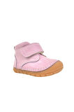 First Step Kız Bebek Hakiki Deri Bot Lila