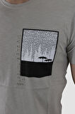 GLOBAY 3148 HSK BASKILI T-SHIRT-TAŞ