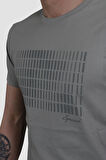 GLOBAY 3087 HSK BASKILI PENYE T-SHIRT-HAKİ