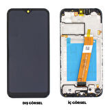 Teknonet Samsung Galaxy A01 Uyumlu Org Lcd+Dokunmatik+Çıtalı NT-82465
