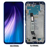 Teknonet Xiaomi Redmi Note 8 Uyumlu Org Lcd+Dokunmatik+Çıtalı NT-82549