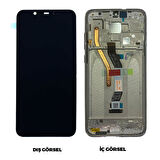 Teknonet Xiaomi Redmi Note 8 Pro Uyumlu Org Lcd+Dokunmatik+Çıtalı VR-20073
