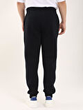 Dufy Lacivert Erkek Oversize Pamuklu Casual Eşofman Altı - 103752